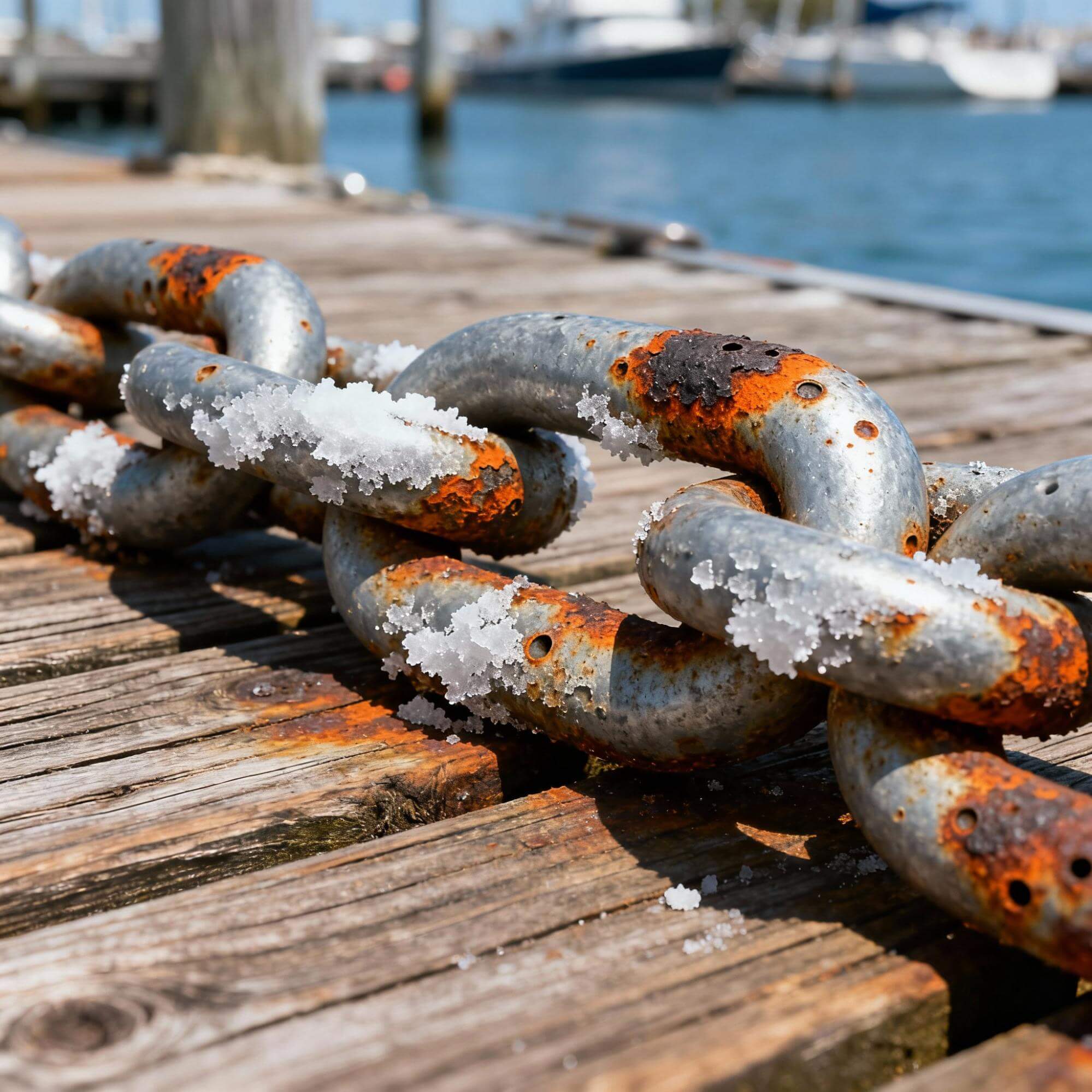 Superior Storage anchor chain corrosion prevention
