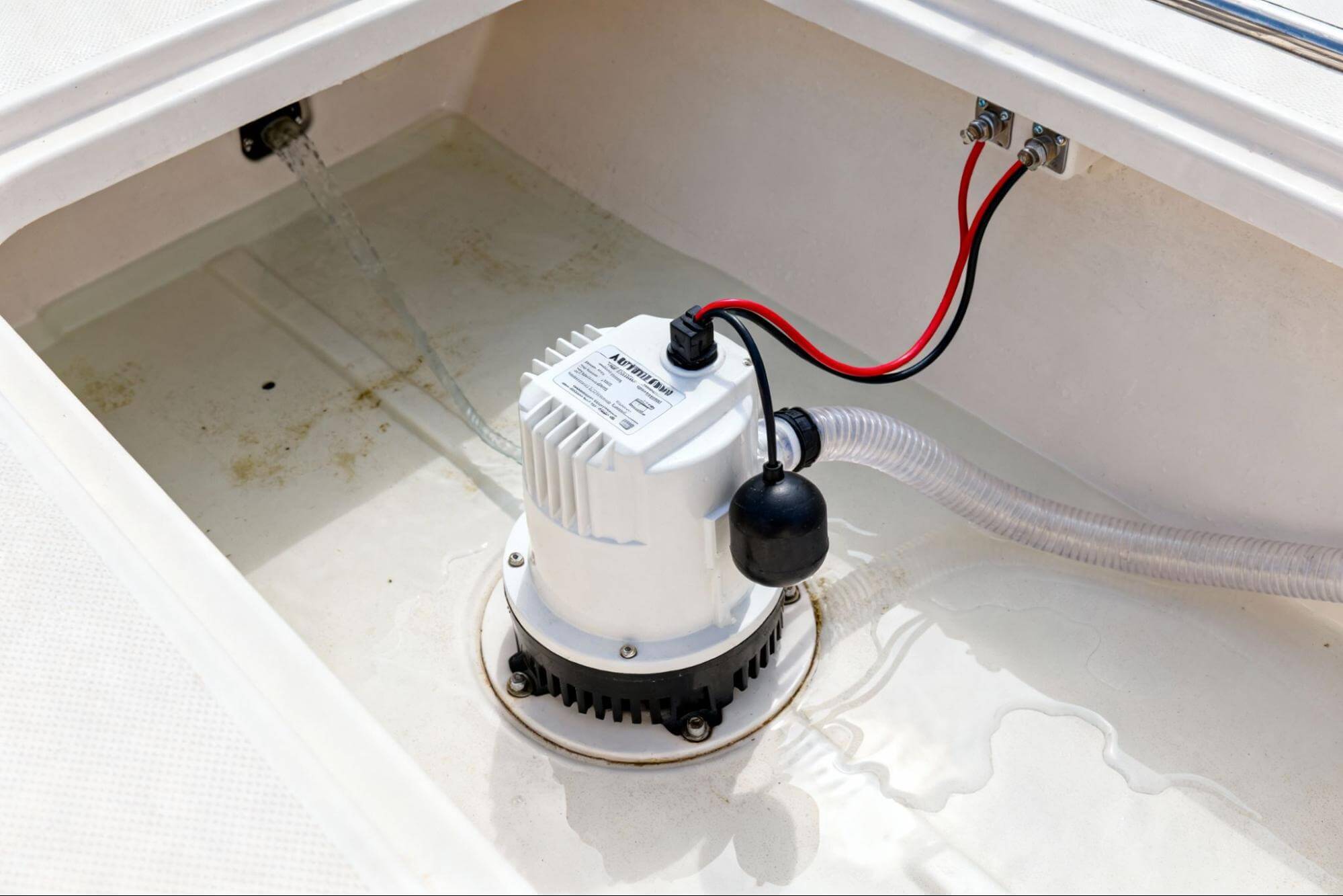 Superior Storage bilge pump storage safety guide