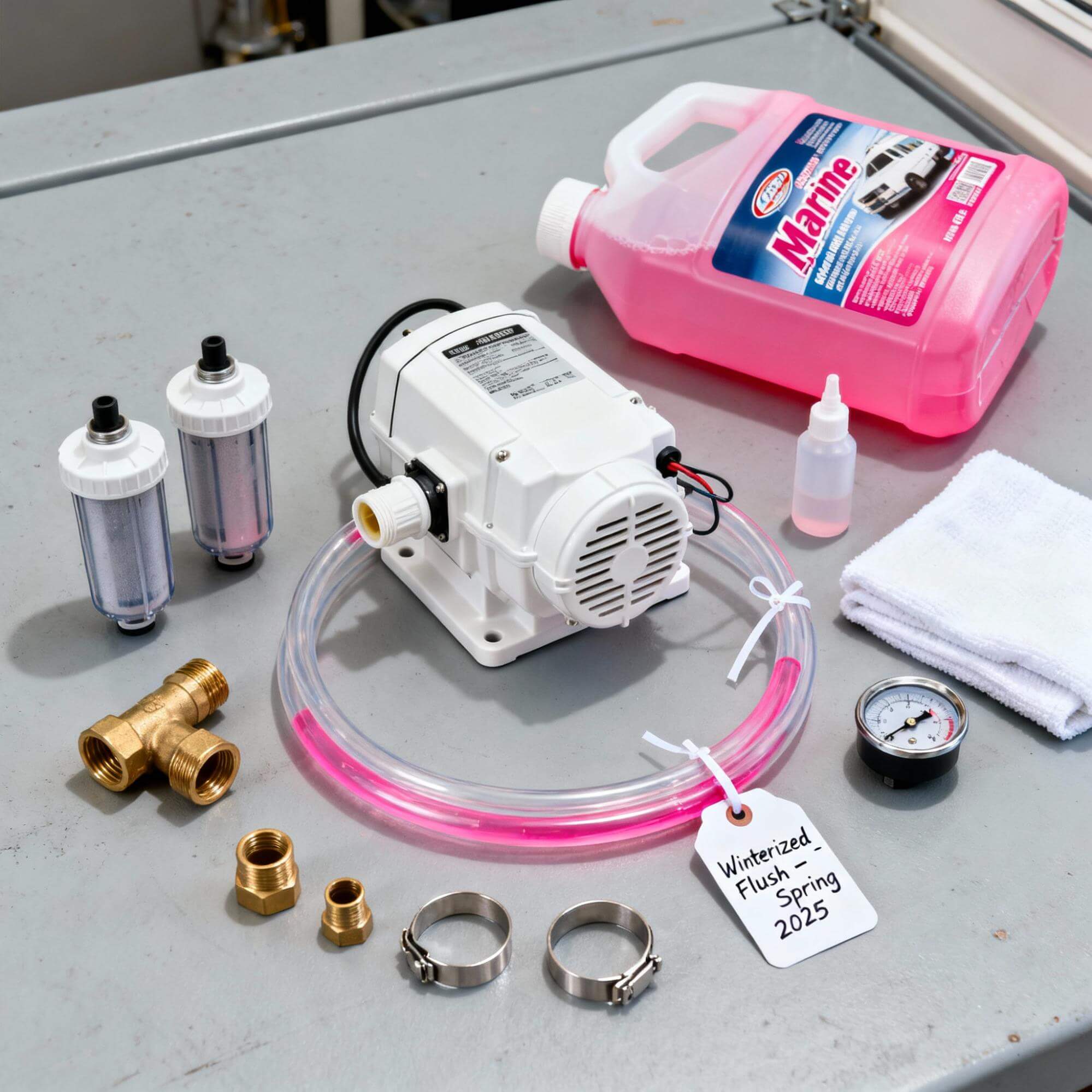 Superior Storage boat water tank antifreeze protection