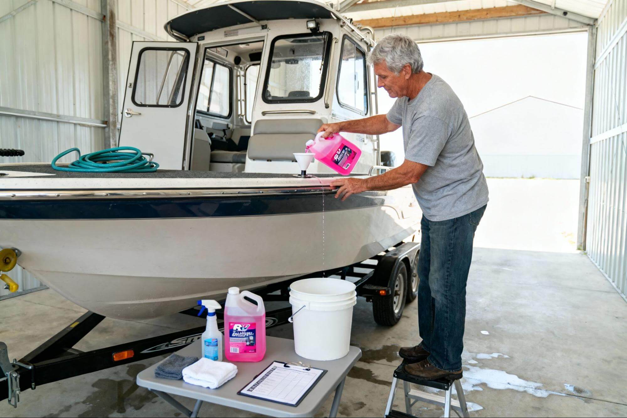 Superior Storage marine freshwater tank maintenance