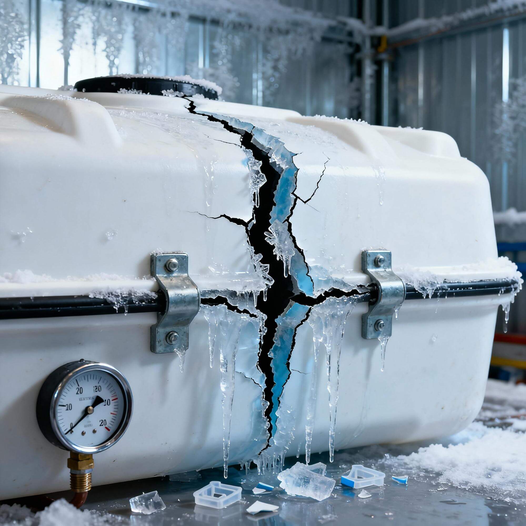 Superior Storage prevent freezing boat plumbing system