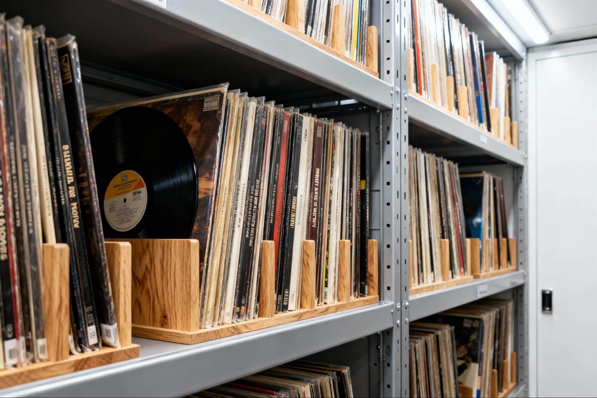 Superior Storage prevent warping of vinyl records